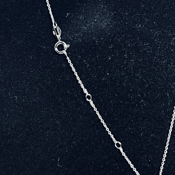 Epiphany Jacmel Sterling Silver & Diamonique Cubic Zirconia Circle Pendant (6021 - Picture 5 of 7